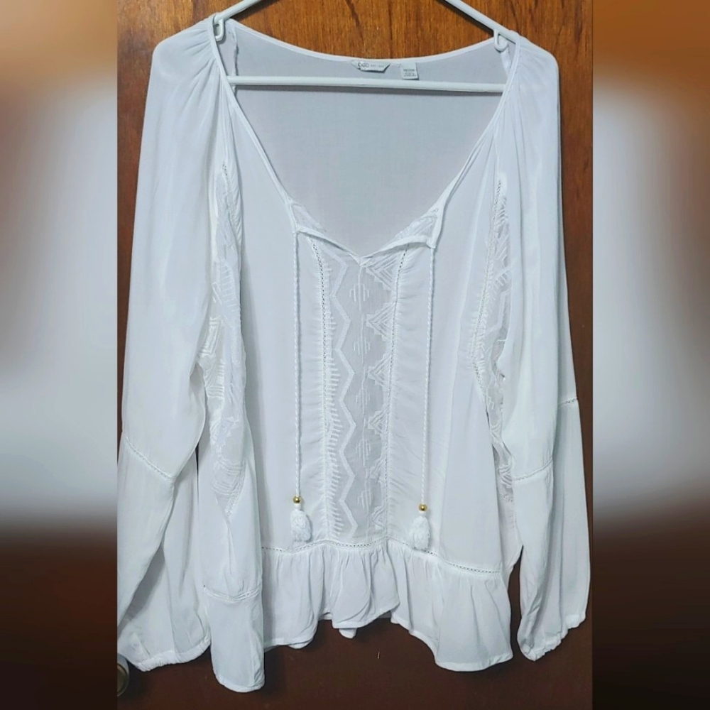 Cato Sheer Lacy Tunic  18/20